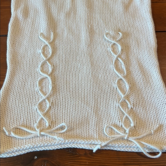 Vintage Guess Jeans - V-Neck Cream Knit Sweater - Size S - Picture 7 of 16